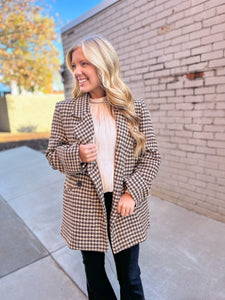 Daphne Houndstooth Jacket