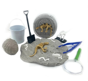 Dinosaur Fossil Dig Sensory Play Dough Kit