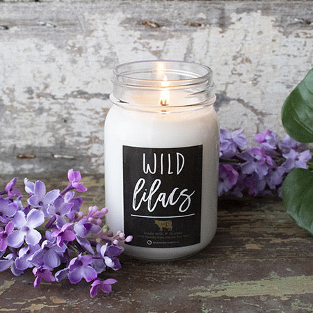 Wild Lilacs Mason Jar Candle