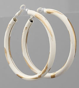 Gold Line Paint Hoops