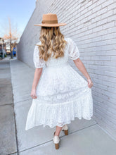 Cassia Lace Detail Midi Dress