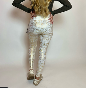 Lee Snake Print High Waisted Leggings