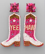 Yee Haw Cowboy Boots Earrings