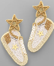 Star Sneaker Beaded Earrings